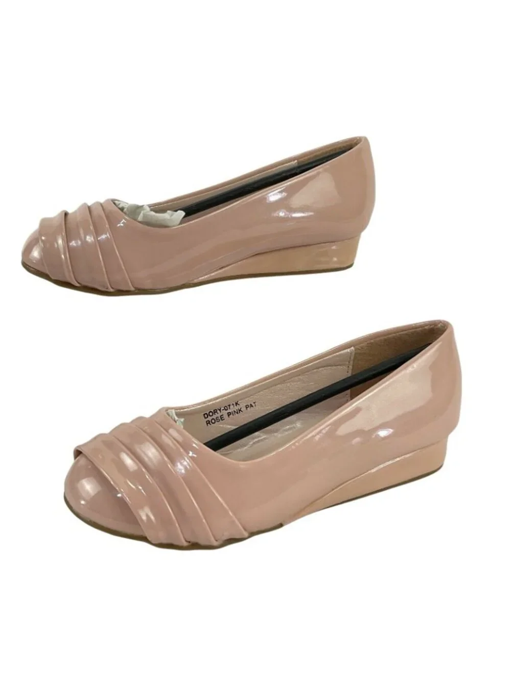 Anna Shoes Girls Size 11 Pink Patent Leather Dressy Cushioned Dory-071K New Box